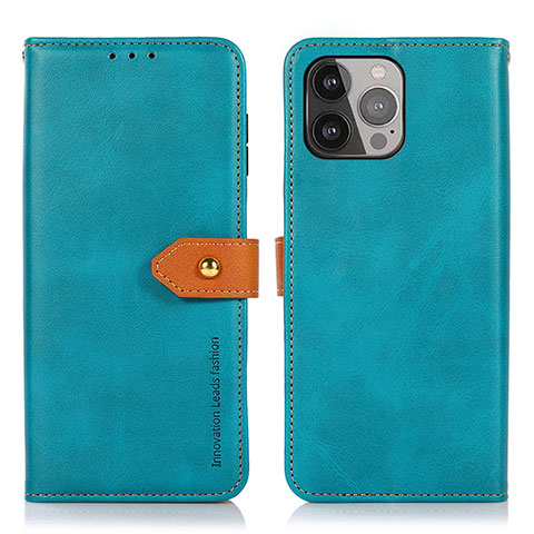 Handytasche Stand Schutzhülle Flip Leder Hülle L29 für Apple iPhone 14 Pro Blau