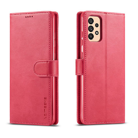 Handytasche Stand Schutzhülle Flip Leder Hülle LC1 für Samsung Galaxy A33 5G Pink