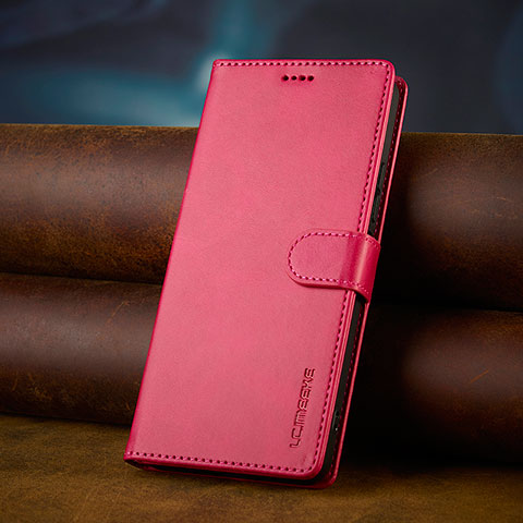 Handytasche Stand Schutzhülle Flip Leder Hülle LC2 für Xiaomi Redmi 13C Pink