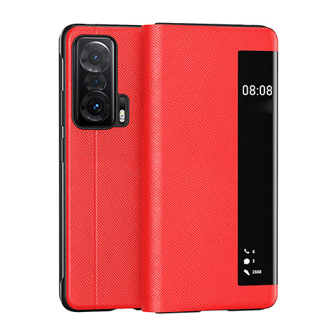 Handytasche Stand Schutzhülle Flip Leder Hülle LF2 für Huawei Honor Magic V 5G Rot