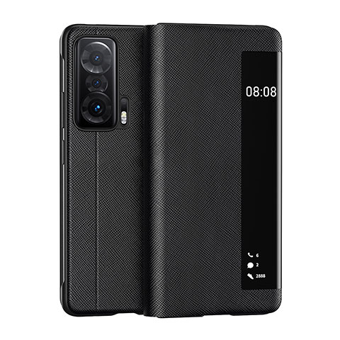 Handytasche Stand Schutzhülle Flip Leder Hülle LF2 für Huawei Honor Magic V 5G Schwarz