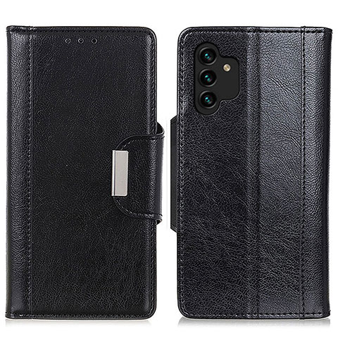 Handytasche Stand Schutzhülle Flip Leder Hülle M01L für Samsung Galaxy A13 5G Schwarz