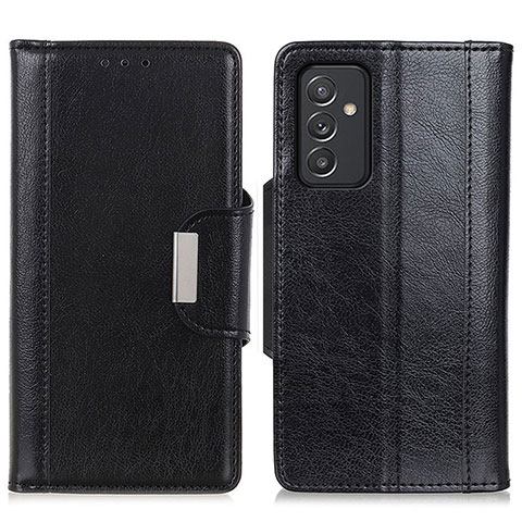 Handytasche Stand Schutzhülle Flip Leder Hülle M01L für Samsung Galaxy A15 4G Schwarz