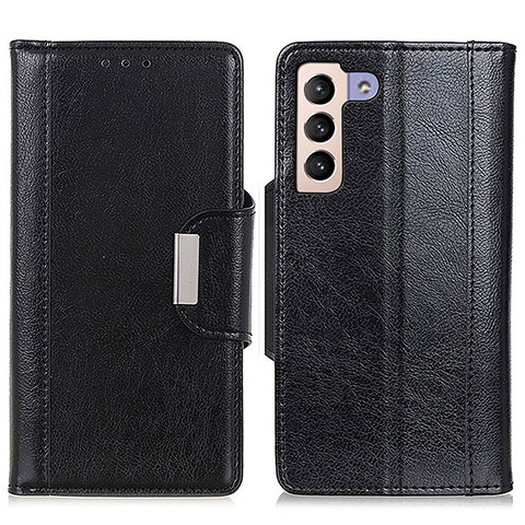 Handytasche Stand Schutzhülle Flip Leder Hülle M01L für Samsung Galaxy S21 FE 5G Schwarz