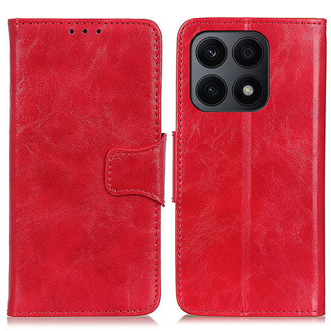 Handytasche Stand Schutzhülle Flip Leder Hülle M02L für Huawei Honor X8a 4G Rot