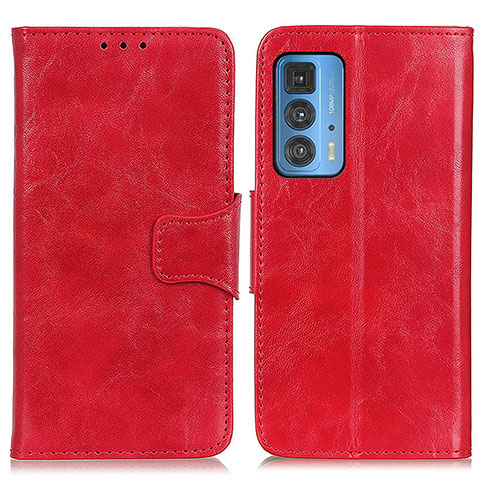 Handytasche Stand Schutzhülle Flip Leder Hülle M02L für Motorola Moto Edge 20 Pro 5G Rot