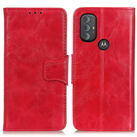 Handytasche Stand Schutzhülle Flip Leder Hülle M02L für Motorola Moto G Play Gen 2 Rot