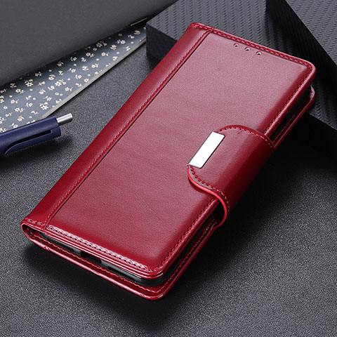 Handytasche Stand Schutzhülle Flip Leder Hülle M02L für Motorola Moto G10 Power Rot