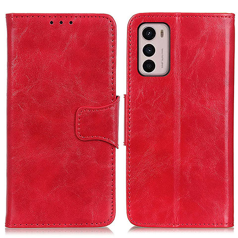 Handytasche Stand Schutzhülle Flip Leder Hülle M02L für Motorola Moto G42 Rot