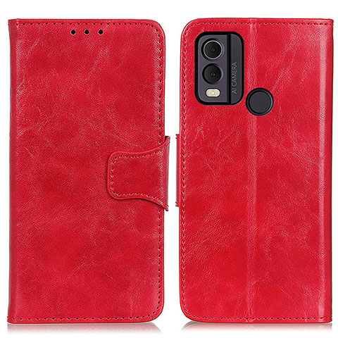 Handytasche Stand Schutzhülle Flip Leder Hülle M02L für Nokia C22 Rot