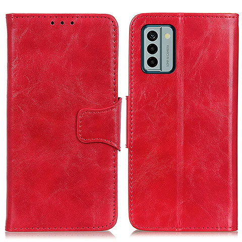 Handytasche Stand Schutzhülle Flip Leder Hülle M02L für Nokia G22 Rot