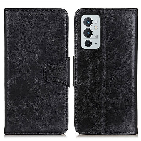 Handytasche Stand Schutzhülle Flip Leder Hülle M02L für OnePlus 9RT 5G Schwarz