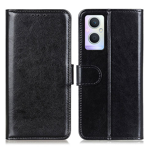 Handytasche Stand Schutzhülle Flip Leder Hülle M02L für Oppo F21s Pro 5G Schwarz