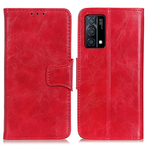 Handytasche Stand Schutzhülle Flip Leder Hülle M02L für Oppo K9 5G Rot