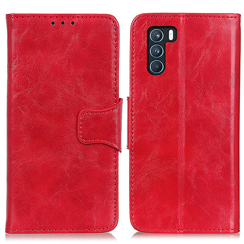 Handytasche Stand Schutzhülle Flip Leder Hülle M02L für Oppo K9 Pro 5G Rot