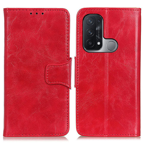 Handytasche Stand Schutzhülle Flip Leder Hülle M02L für Oppo Reno5 A Rot