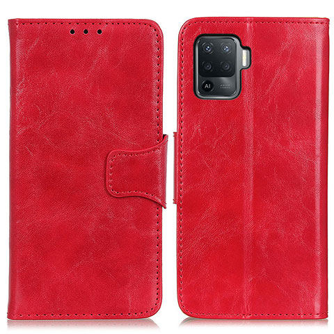 Handytasche Stand Schutzhülle Flip Leder Hülle M02L für Oppo Reno5 F Rot