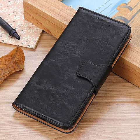 Handytasche Stand Schutzhülle Flip Leder Hülle M02L für Samsung Galaxy A02 Schwarz