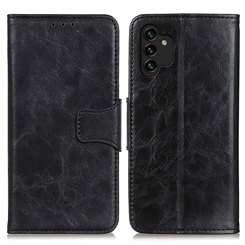 Handytasche Stand Schutzhülle Flip Leder Hülle M02L für Samsung Galaxy A13 5G Schwarz