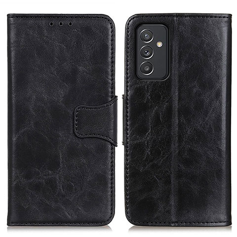 Handytasche Stand Schutzhülle Flip Leder Hülle M02L für Samsung Galaxy A15 4G Schwarz