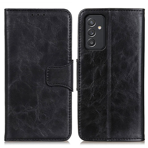 Handytasche Stand Schutzhülle Flip Leder Hülle M02L für Samsung Galaxy A24 4G Schwarz