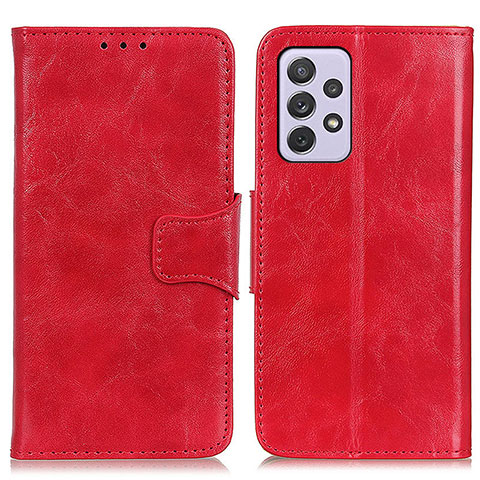 Handytasche Stand Schutzhülle Flip Leder Hülle M02L für Samsung Galaxy A73 5G Rot