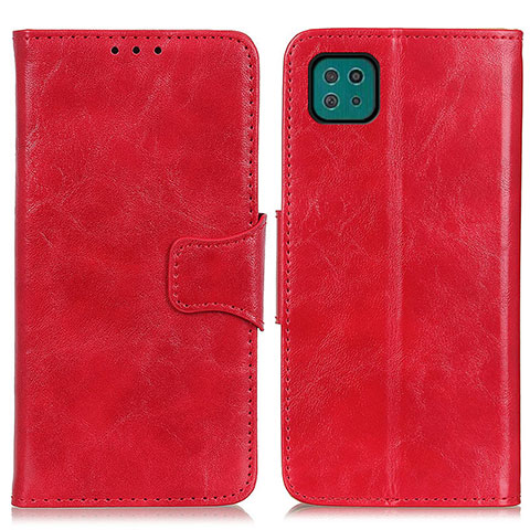 Handytasche Stand Schutzhülle Flip Leder Hülle M02L für Samsung Galaxy F42 5G Rot