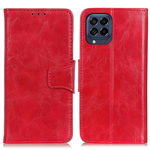 Handytasche Stand Schutzhülle Flip Leder Hülle M02L für Samsung Galaxy M53 5G Rot