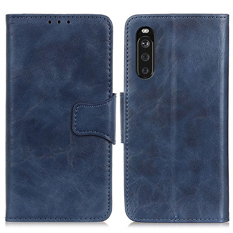 Handytasche Stand Schutzhülle Flip Leder Hülle M02L für Sony Xperia 10 III Lite Blau