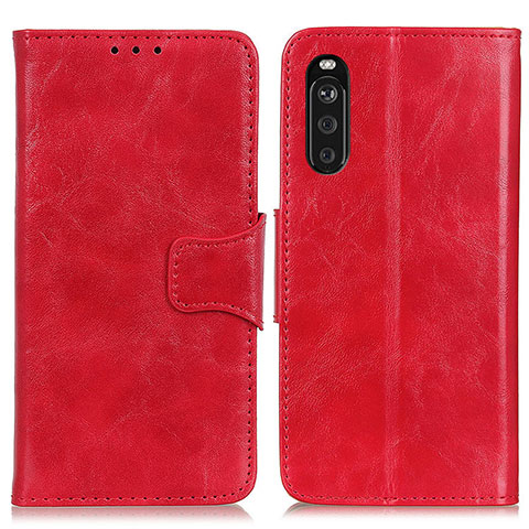 Handytasche Stand Schutzhülle Flip Leder Hülle M02L für Sony Xperia 10 III Lite Rot