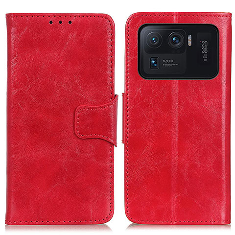 Handytasche Stand Schutzhülle Flip Leder Hülle M02L für Xiaomi Mi 11 Ultra 5G Rot