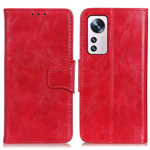 Handytasche Stand Schutzhülle Flip Leder Hülle M02L für Xiaomi Mi 12 5G Rot