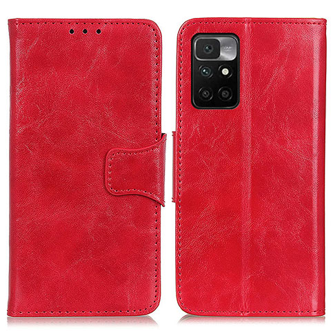 Handytasche Stand Schutzhülle Flip Leder Hülle M02L für Xiaomi Redmi 10 4G Rot