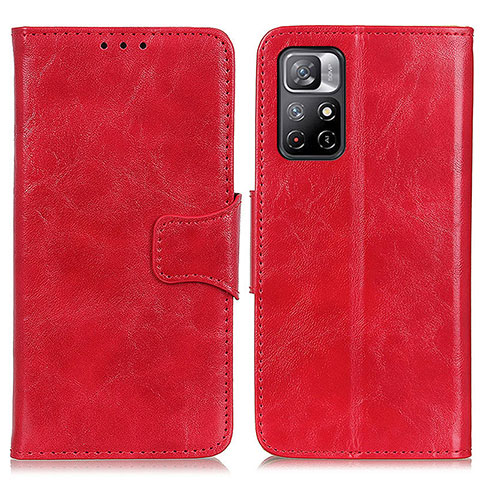 Handytasche Stand Schutzhülle Flip Leder Hülle M02L für Xiaomi Redmi Note 11 5G Rot