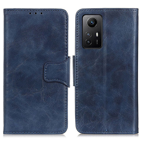 Handytasche Stand Schutzhülle Flip Leder Hülle M02L für Xiaomi Redmi Note 12S Blau