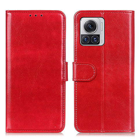 Handytasche Stand Schutzhülle Flip Leder Hülle M03L für Motorola Moto Edge 30 Ultra 5G Rot