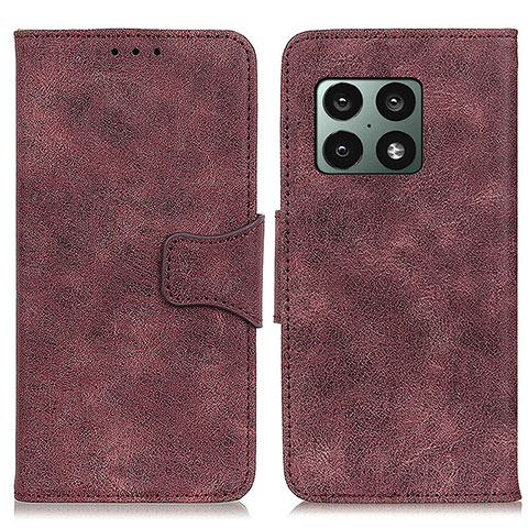 Handytasche Stand Schutzhülle Flip Leder Hülle M03L für OnePlus 10 Pro 5G Violett