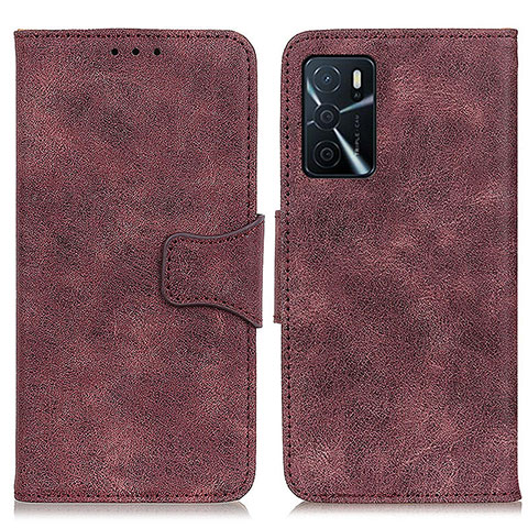 Handytasche Stand Schutzhülle Flip Leder Hülle M03L für Oppo A16s Violett