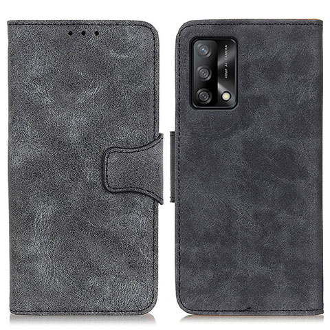 Handytasche Stand Schutzhülle Flip Leder Hülle M03L für Oppo F19 Schwarz