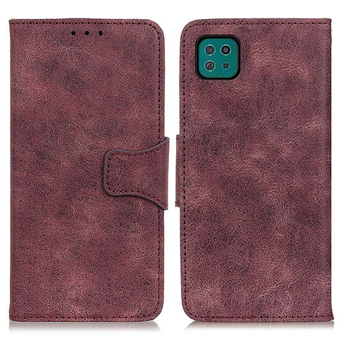 Handytasche Stand Schutzhülle Flip Leder Hülle M03L für Samsung Galaxy A22 5G Violett