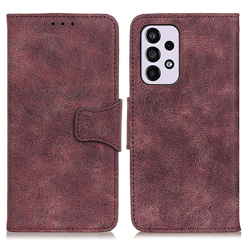 Handytasche Stand Schutzhülle Flip Leder Hülle M03L für Samsung Galaxy A33 5G Violett