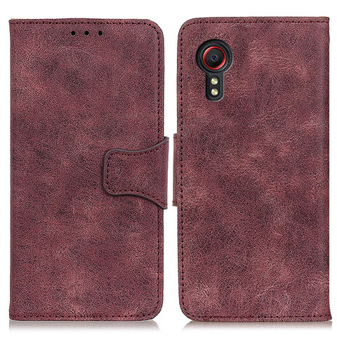 Handytasche Stand Schutzhülle Flip Leder Hülle M03L für Samsung Galaxy XCover 5 SM-G525F Violett