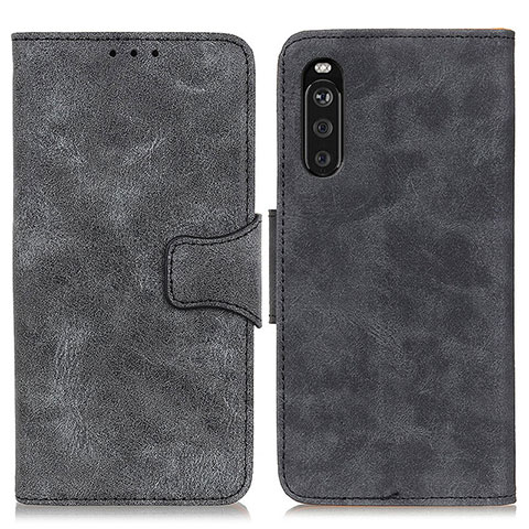 Handytasche Stand Schutzhülle Flip Leder Hülle M03L für Sony Xperia 10 III Lite Schwarz