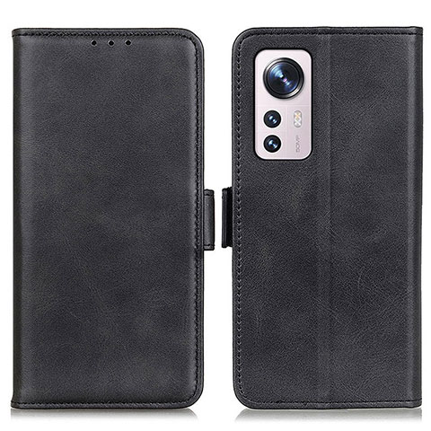 Handytasche Stand Schutzhülle Flip Leder Hülle M03L für Xiaomi Mi 12 Pro 5G Schwarz