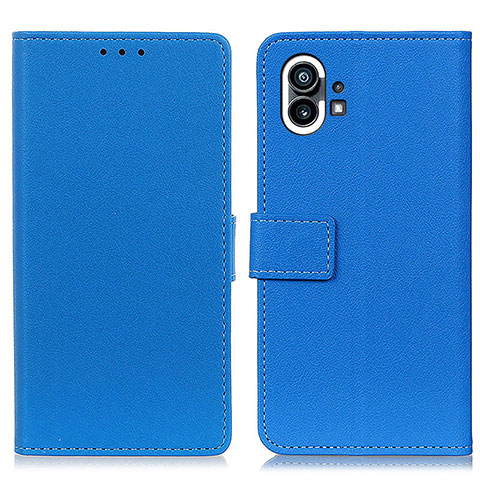 Handytasche Stand Schutzhülle Flip Leder Hülle M04L für Nothing Phone 1 Blau