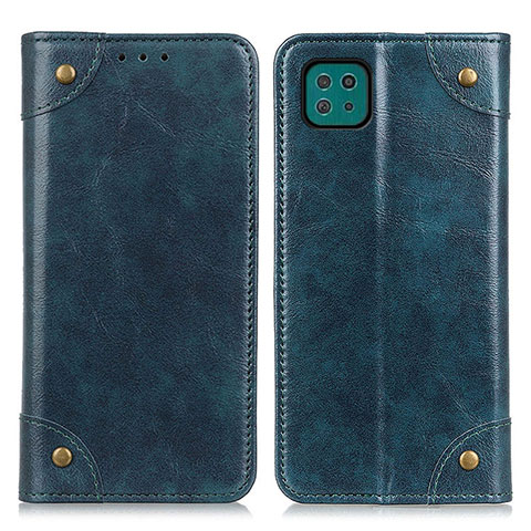 Handytasche Stand Schutzhülle Flip Leder Hülle M04L für Samsung Galaxy A22s 5G Blau