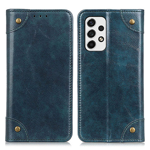 Handytasche Stand Schutzhülle Flip Leder Hülle M04L für Samsung Galaxy A53 5G Blau