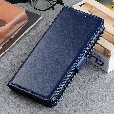 Handytasche Stand Schutzhülle Flip Leder Hülle M05L für Motorola Moto Edge S30 5G Blau