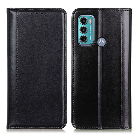 Handytasche Stand Schutzhülle Flip Leder Hülle M05L für Motorola Moto G60 Schwarz