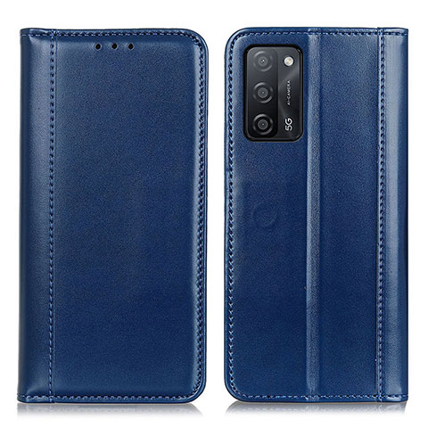 Handytasche Stand Schutzhülle Flip Leder Hülle M05L für Oppo A53s 5G Blau